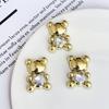 5 Mixed DIY Animal and Bear Flat Back Scrapbook Wedding Stickers Button Earrings Hair Accessories Jewelry Crafts Decorative Stic