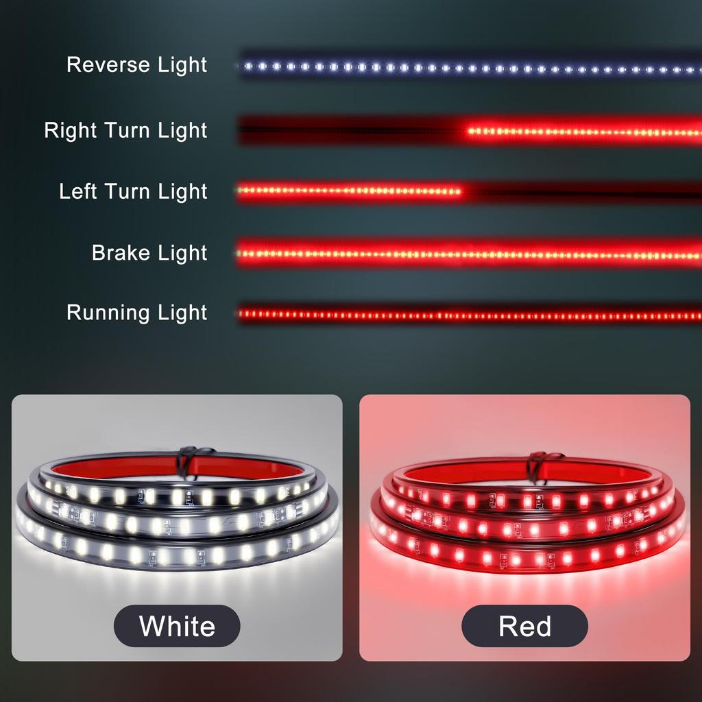 Ligrel 60" Truck Tailgate Lamp Bar - LED Brake Lamp