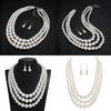 Women Necklace Pearl Fashion Jewelry Alloy Pendant For Casual Decoration Wear