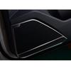 For Volkswagen VW Tiguan L   2024 Stainless Steel Car Inner Door Audio Speaker Covers Stereo Stick Trim Accessories 4Pcs