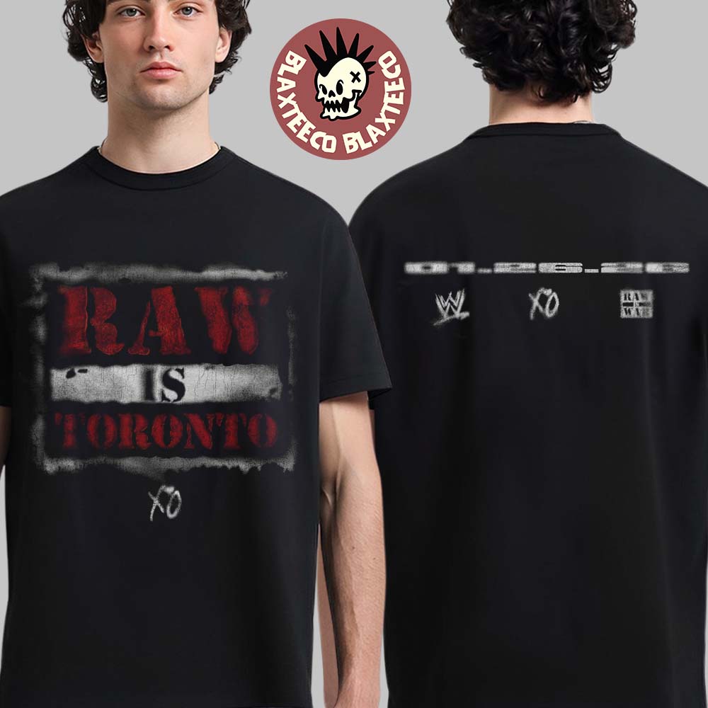 Футболка The Weeknd XO X WWE Raw Is War Live 2026 Оверсайз Мужская Женская Плотный Хлопок Короткий Рукав Высокое Качество Женская Мужская Одежда 4XL