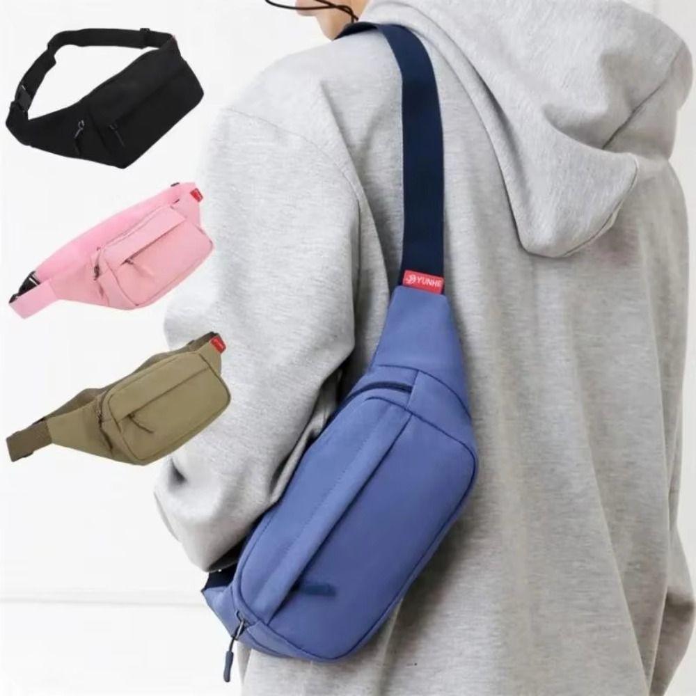 Large Capacity Phone Belt Bag Single Shoulder Sports Crossbody Bag Men Waist Bag  Travel Phone Bag