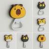 Bottle Opener Multi-Functional Magnetic Refrigerator Magnet Cute Cartoon Animal Design Bottle Opener for Beer Cans Caps