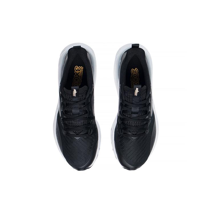New LiNing Shock Absorbers Slip Resistant, Abrasion Resistant, Lightweight Low Top Running Shoes Men's Black Comfortable ARES015-2