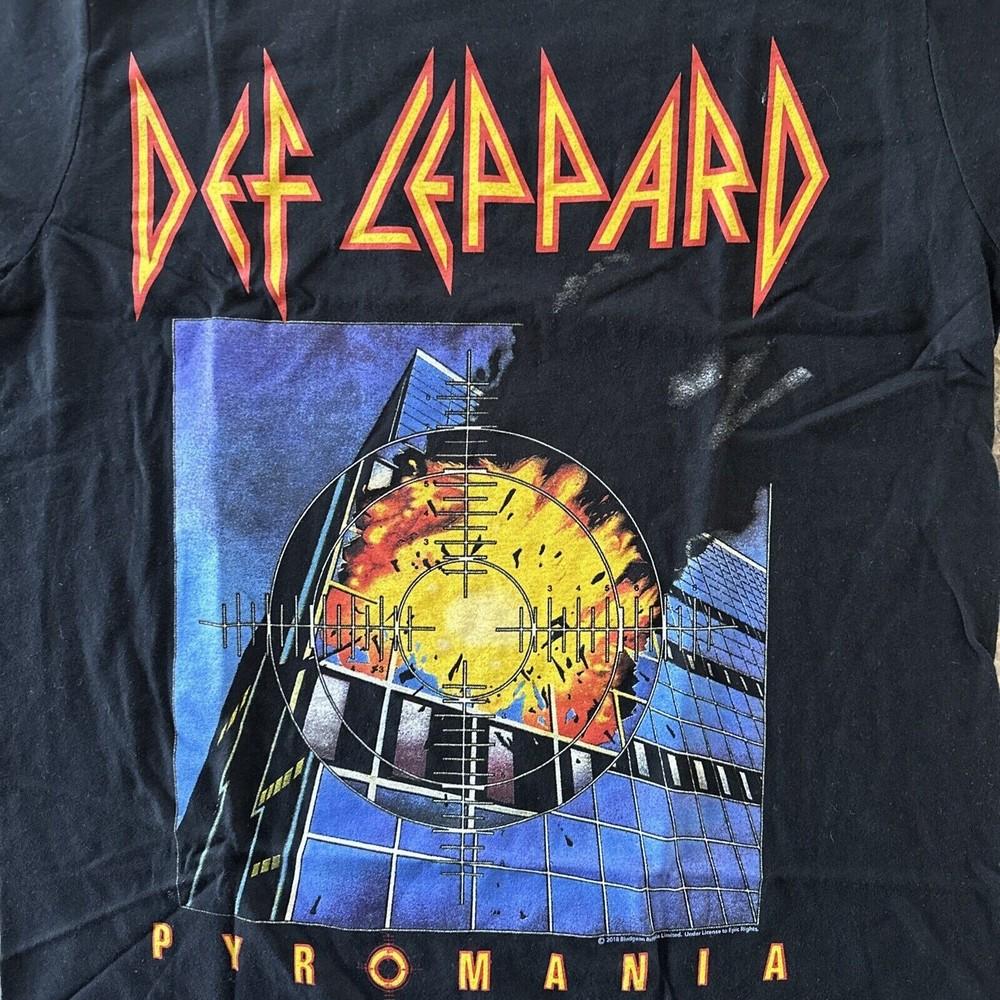 

Def Leppard Pyromania T Shirt Size Black Unisex ALl size shirt A491 4XL