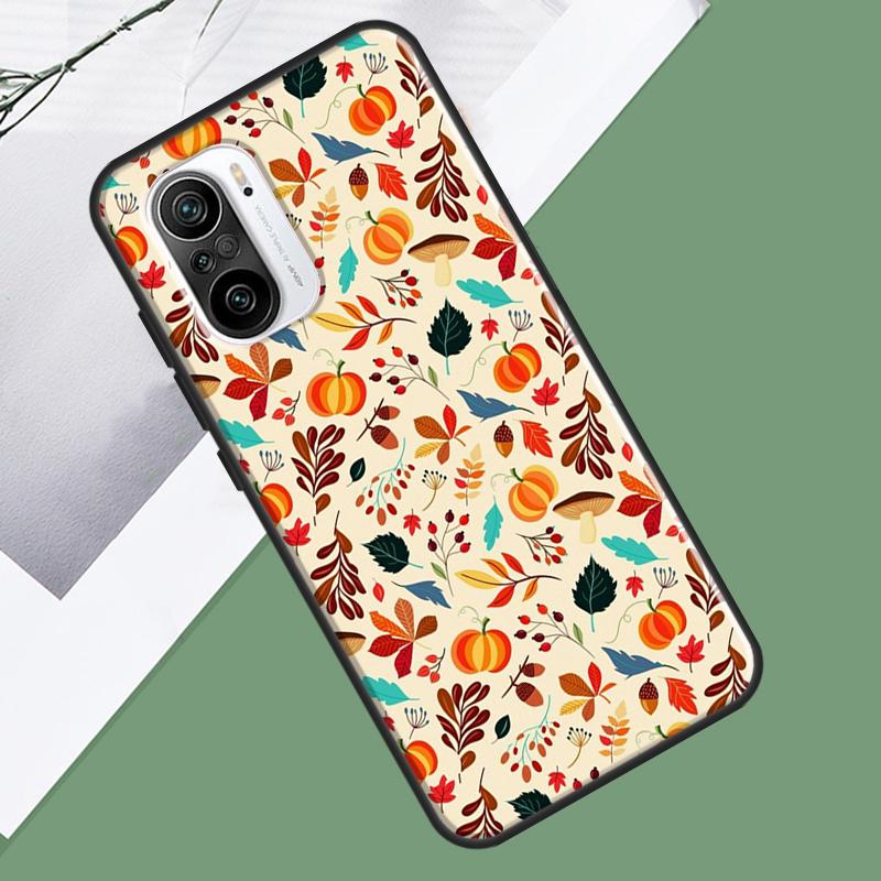 

Autumn Pumpkins For POCO X5 X3 F5 Pro F4 X4 GT M5s C40 F3 Phone Case For Xiaomi 12T 11T Pro 12 13 Lite 12X POCO M5s