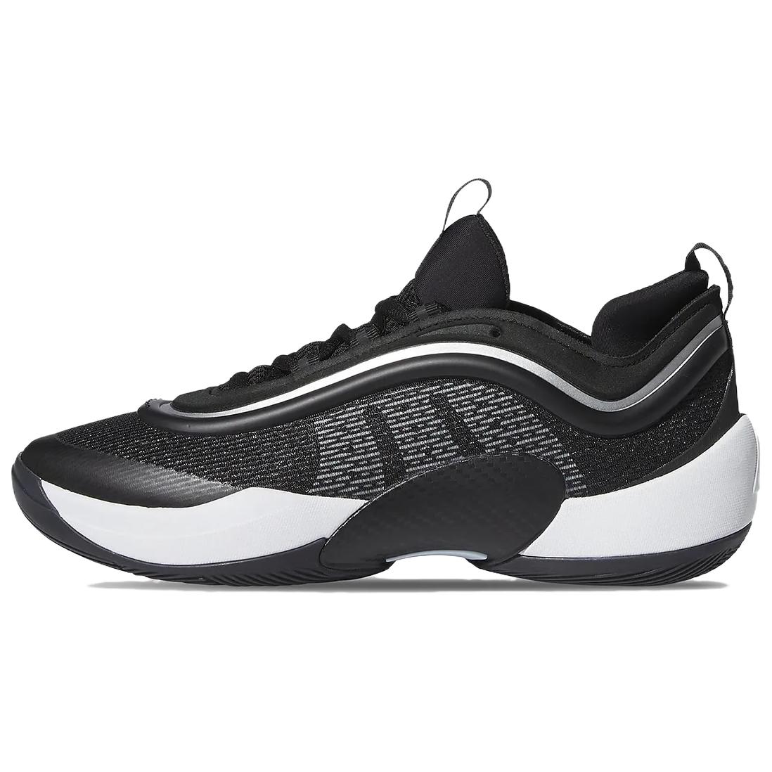 

Адидас ДОН. Выпуск №6 Черно-белые мужские кроссовки Core-Black Cloud-White Матовый-серебристый IG9090 42⅔