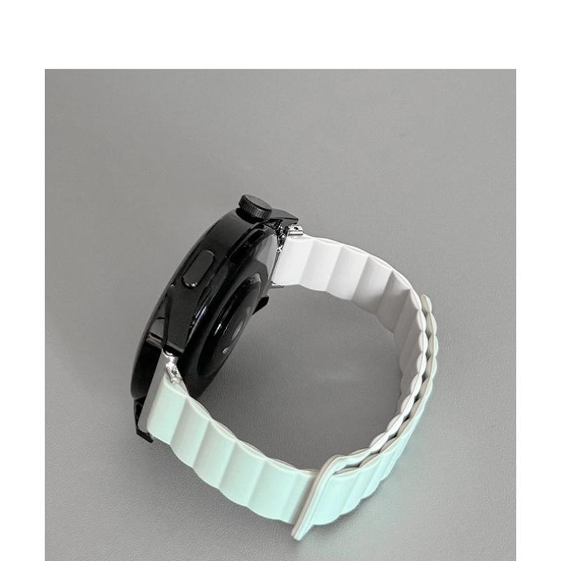 Damen Schlankes Silikonarmband Magnetarmband für Apple Watch S11 10 46/42mm 45mm 44 Schlanke Bänder 38mm 40mm 41 Armband iWatch SE 9 8 7 6