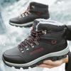 39-46 Herbst- und Winter-Herren-Großformat-High-Top-High-Top-Außenwasserdichte Kletter-Schneestiefel
