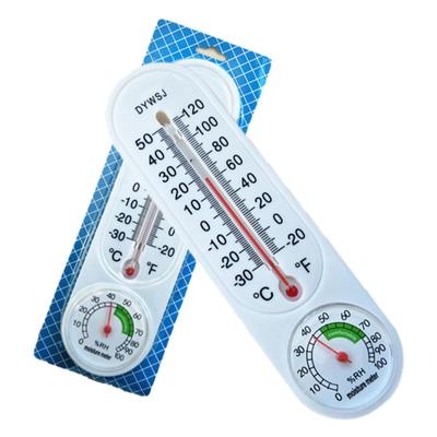 1 Uds./2 uds. Termómetro para colgar en la pared para interior y exterior, hogar, jardín, invernadero, plantación, medidor de humedad, Monitor de temperatura, herramienta de medición