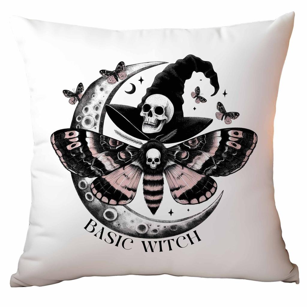 New Black Pink Halloween Pillowcase Home Holiday Decorative Cushion Pillowcase