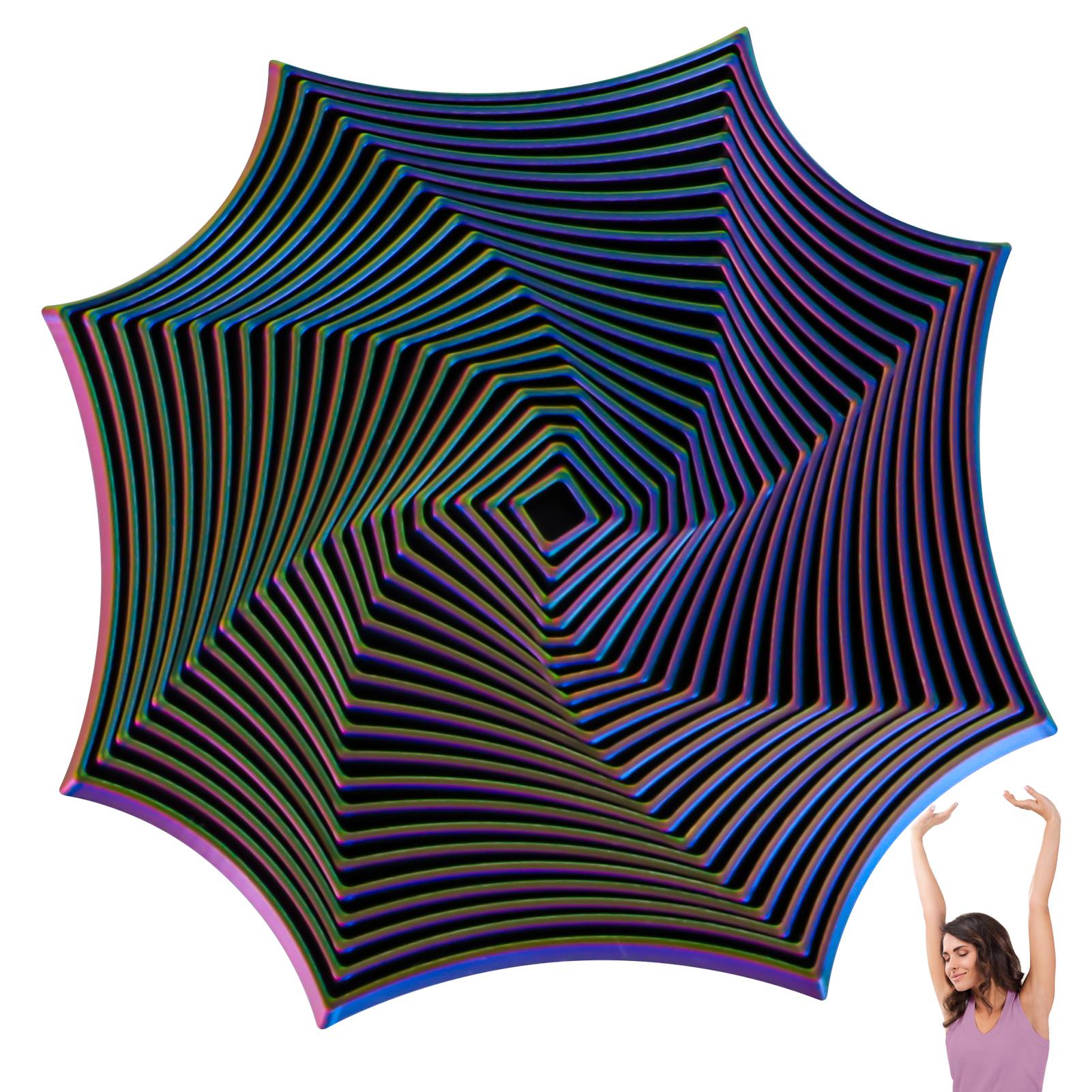 

Напечатанный на 3D-принтере фрактальный восьмиугольник-спиннер, портативная сенсорная игрушка-антистресс для детей и взрослых, игра для визуальной концентрации против тревожности