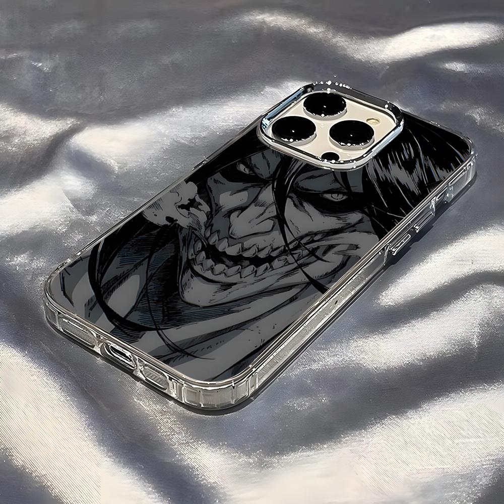 Attack On Titan Phone Case For IPhone 17 Pro Max 16 15 14 Pro Max IPhone 13 Pro Max 11 Plus Transparent Cover