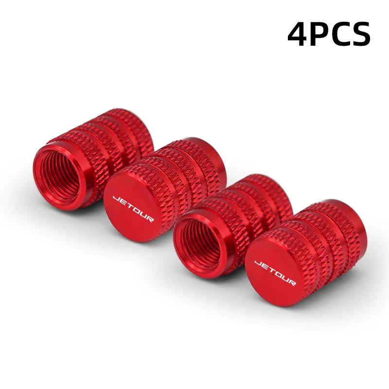 4 PCS Car Wheel Tire Valve Stem Cap Cover Aluminum, for Chery Jetour X70 X70SM X90 Plus X95 Dashing T2 T3c TRAVELER T-1