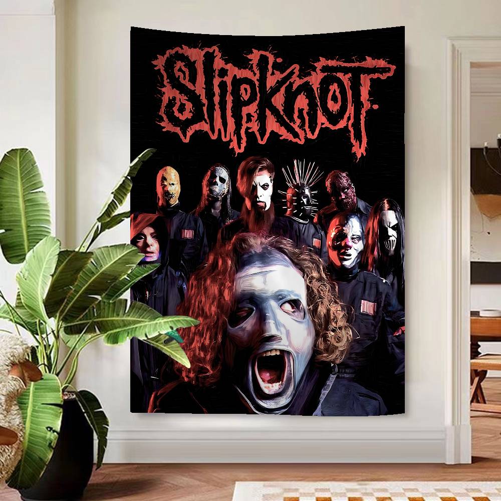 Band Rap SSlipknot Cartoon Tapestry Wall Hanging Decoration Household Home Decor