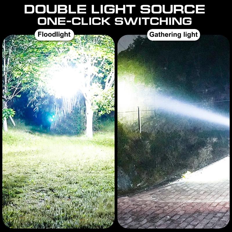Solar Camping Lamp Portable Outdoor Tent Light Night Emergency Lights Type-C Rechargeable Lantern with Hook Tent Lamp Campinglight