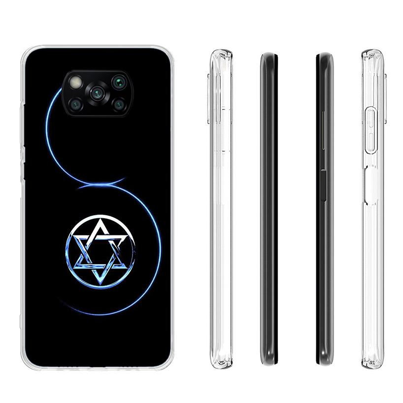 David Jewish Star Symbol Cover Phone Case For Xiaomi Poco F7 Ultra X7 X6 X5 Pro M7 Redmi 15C 15 13C 13 12C 12 10C 10 9A 9C 9T 9