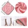 Double-sided Soft Skin-friendly Coral Fleece Towel Quick Drying Super Absorbent Hanging Kitchen Dishwashing Cleaning Cloth Tools