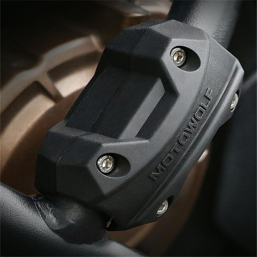 Pair Motorcycle Engine Guard Crash Bar Bumper Protector Decor Block 22/25/28mm
