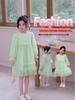 Girls' 2025 Spring/Autumn Long Sleeve Tulle Princess Dress - Perfect Birthday Gift for Middle Childhood