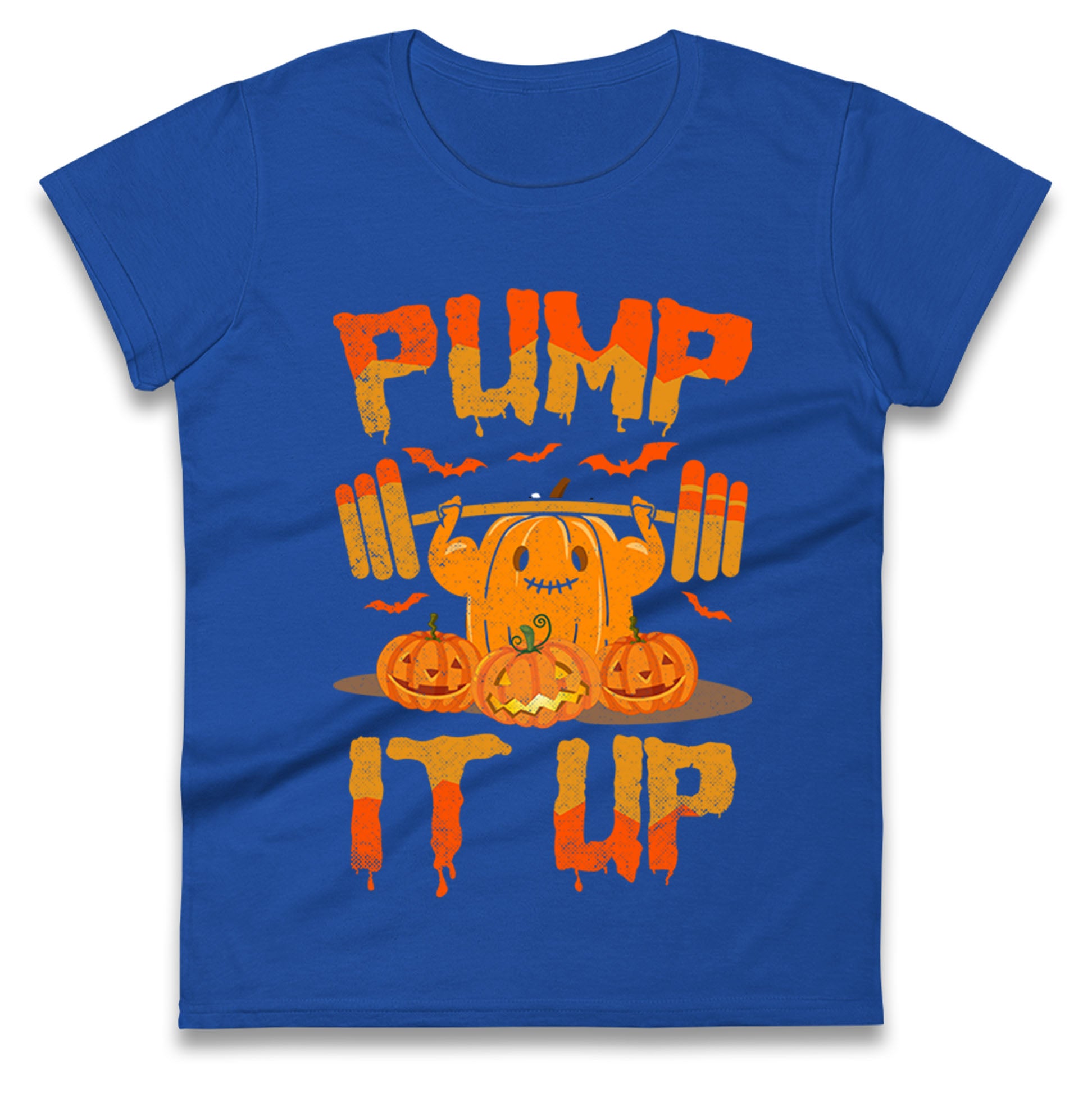 Halloween Fitness Pumpkin Womens T Shirt Mens Tops Tees Unisex M