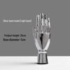 Electroplated Jewelry Display Stand: Mannequin Hand for Clothing Store Window, Glove Rack, and Ornament Display