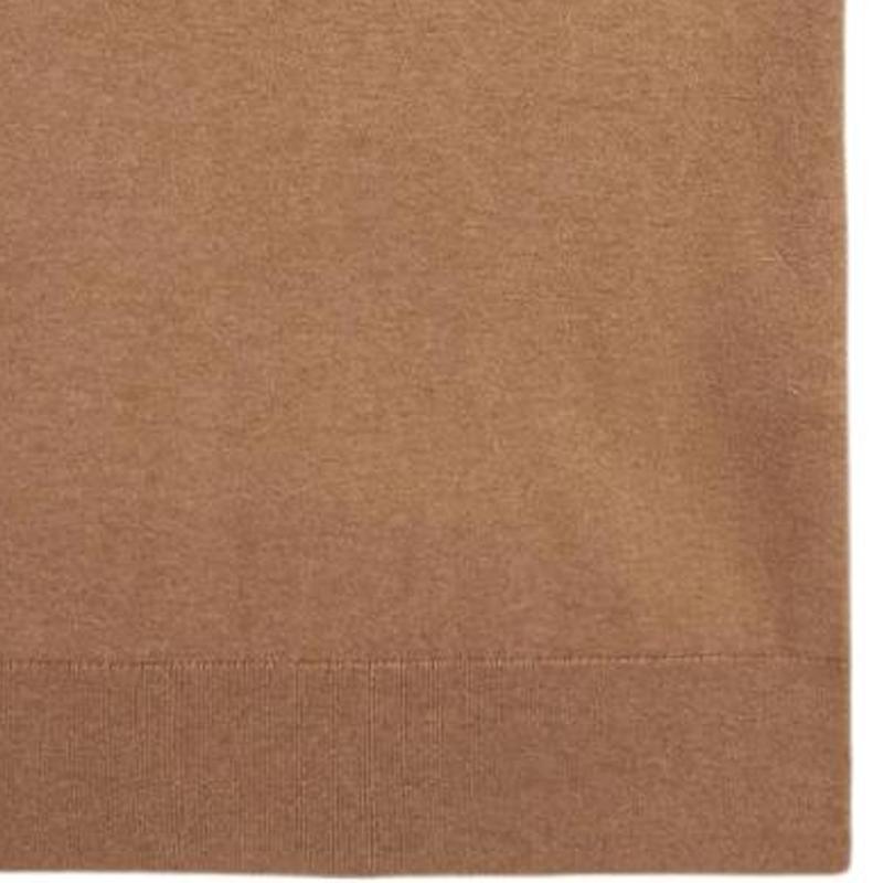 Pulover Polo Ralph Lauren Brodat Slim Fit cu Gât Rotund și Mâneci Scurte pentru Femei Maro WMPOSWENC021393-260