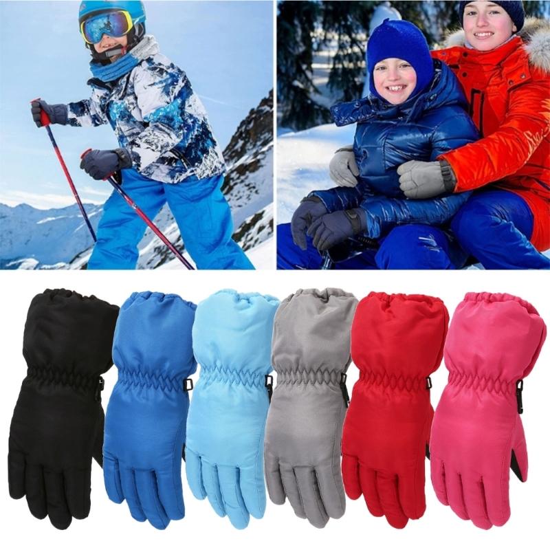 Snöhandskar Antihalk Skidhandskar Förlängd Mudd Varma Vantar Utomhus Skidhandske Skidåkning Skridskoåkning Viktig Handvärmare