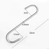 5 Stuks Vlees Haken voor Slachten, Slagershaak, Heavy Duty, BBQ Gereedschap, S-Haak, Vleesverwerking Grill