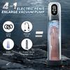 Electric Penis Pump with Mini Pocket Vagina and 3 Penis RingsAutomatic with 4 Training Pressures and 5 Suction ModesAutomatic Male Masturbator