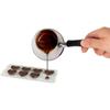 Long Handle Milk Saucepan with Lid Chocolate Melting Pan Portable Turkish Coffee Pot  Camping
