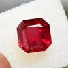 Natural Red Ruby Loose Gemstone 10x10mm Square Cut for Collection for Jewelry Making and Crafts