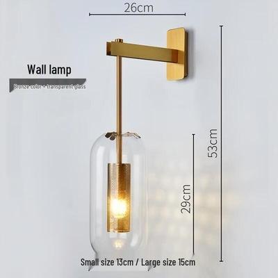 Modern Light Luxury Glass Wall Lamp