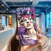 Cartoon Anime JoJo Jotaro Kujo Phone Case For Samsung S23 S22 S21 S20 S10 S8 Note 20 A9 A73 A71 A53 A33 Ultra Plus FE Black