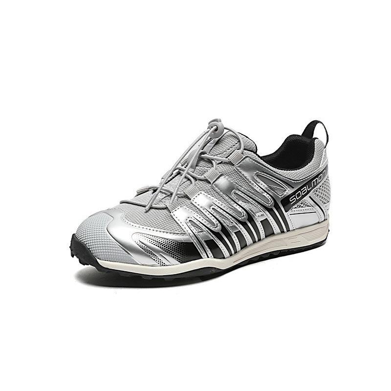 Spring and summer outdoor hiking shoes women's light and breathable jogging sports shoes versatile thick-soled elastic band dad shoes