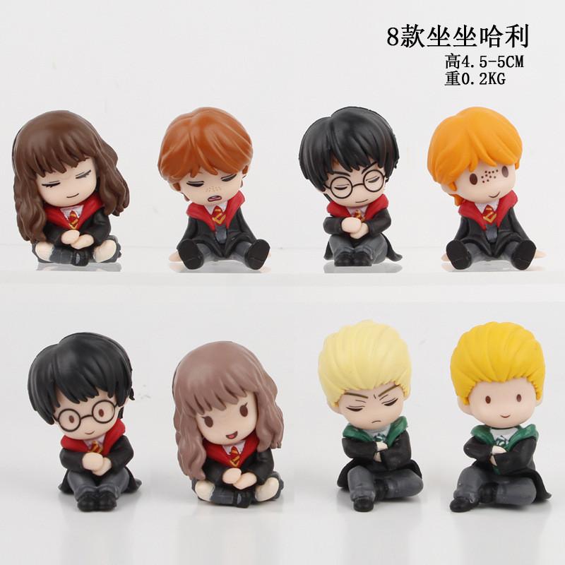 

Adorable Harry Potter Shoulder To Shoulder Sleep Series Q Version Pvc Toy Figure Collection