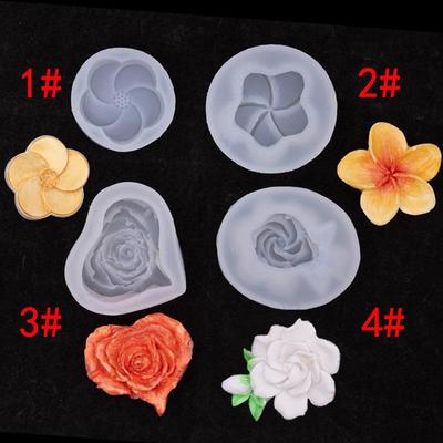 Plumeria & Gardenie Silikonform für Kerzen, Aromatherapie und Gipsdekorationen