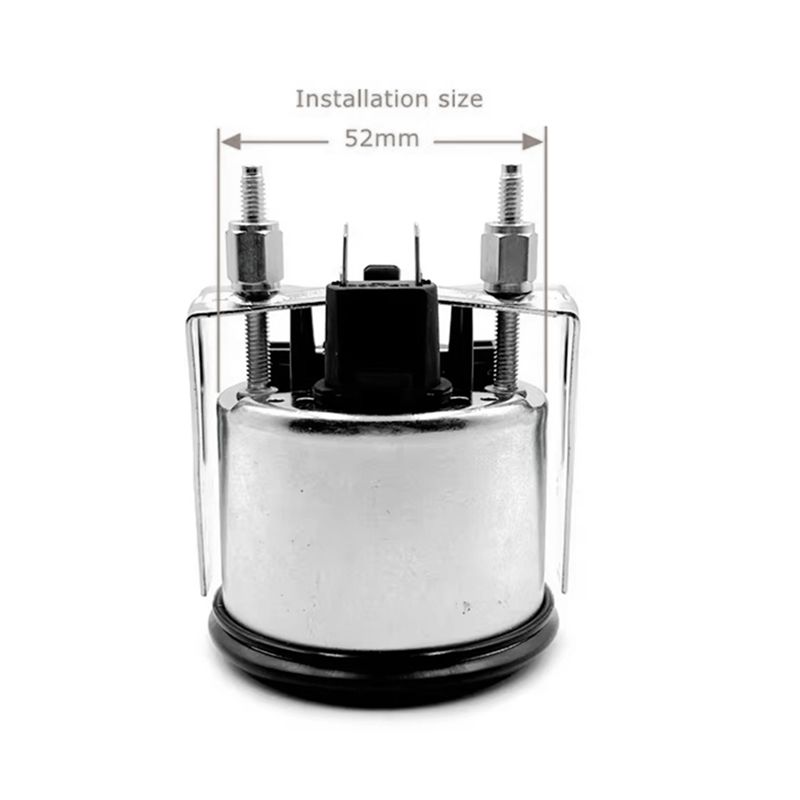 VDO Oil Temperature Gauge Meter 12V Diesel Generator Set Automotive Excavator Engineering Vehicle Accessories-X59A