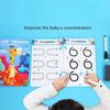 1SET erasable pen control training kindergarten baby early education enlightenment card pen movement hierarchical training concentration toy
