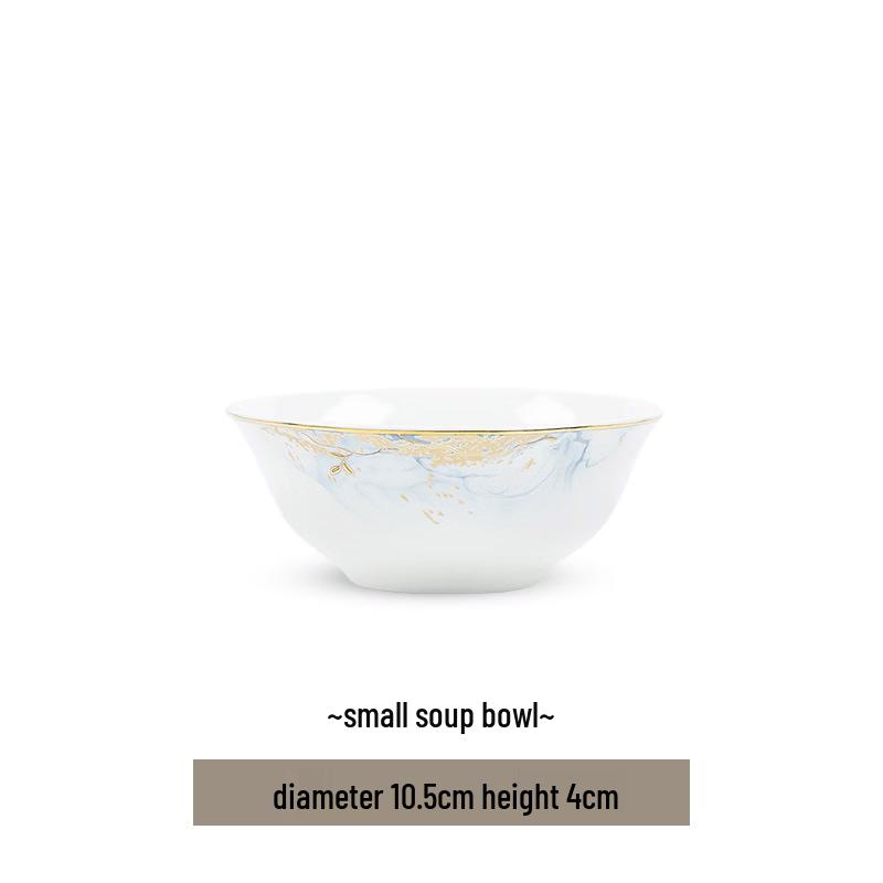 Lan Tuan Ceramic Glazed Small Soup Bowl