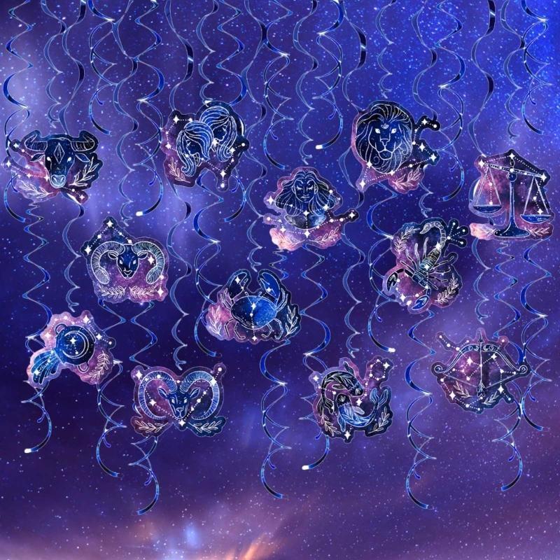 

Lovely Mysterious Space Themed Hanging Ceiling Ornaments for Festival Decoration X3UC CN