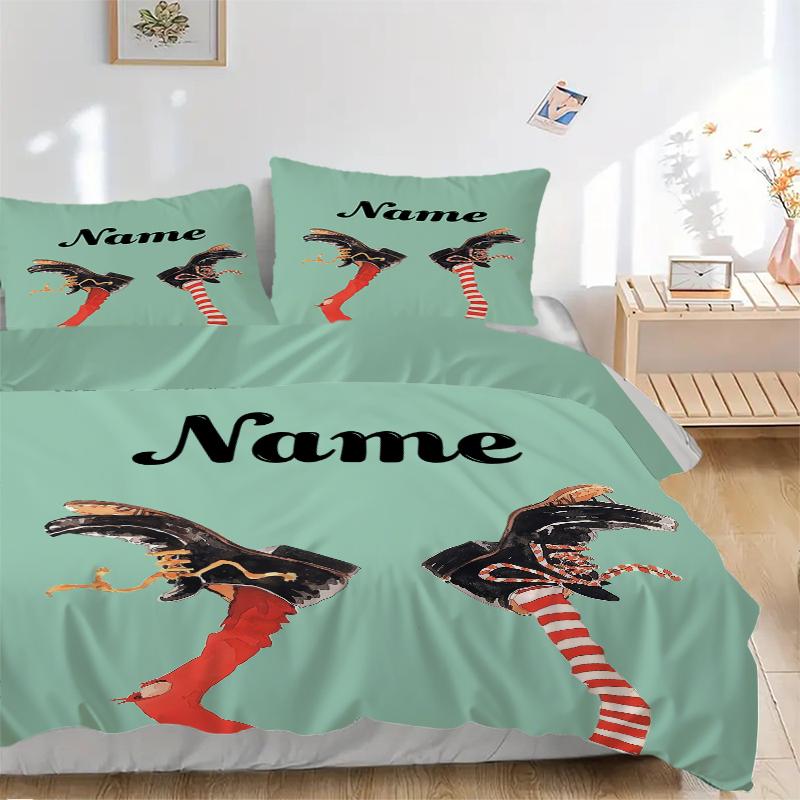 Custom Textile Fantasy World Bedding 3 Piece Set HD Print Duvet Cover Pillowcases for Teens Adult Bedroom Decoration
