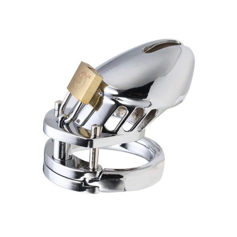 304 Stainless Steel Male Chastity Cage Belt Male Penis Ring Lock Device Sex Toys for Men Couples BDSM Games Erotic