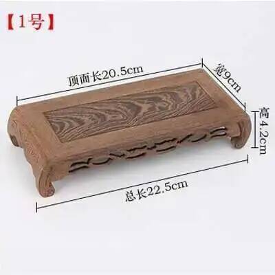 

1pcs Natural Wooden Retro Base Shelf Fish Tank Flower Vase Bonsai Stand Artical Decor Pedestal Square Crafts Teapot Base Redwood