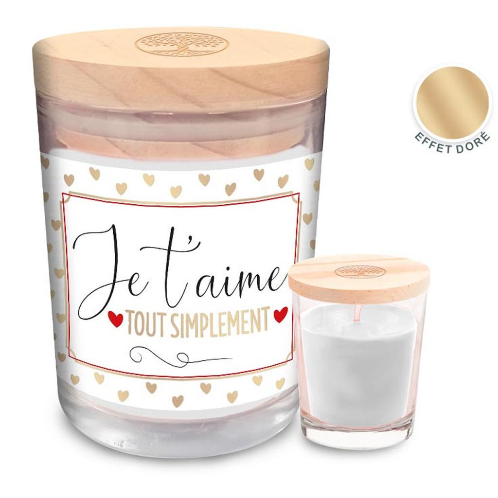 Les Trésors De Lily [A3813] - Duftkerze 'Ich liebe dich einfach' - 92x70 mm