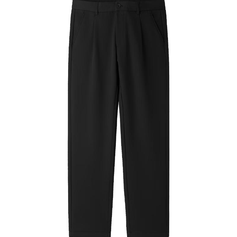 

HLA Men s Executive Solid Slim Fit Straight-Leg Casual Pants 40