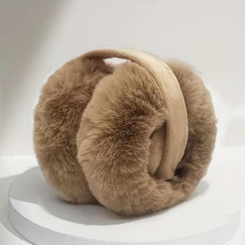 Warm Plush Earmuffs for Winter – Soft Ear Covers with Earflap Design for Men Women Outdoor Cold Weather Protection