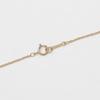 TIFFANY&Co. Open Heart Necklace 0.9" K18 Yellow Gold 7.11g Women Used