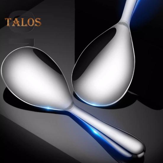 Αντικολλητικό κουτάλι ρυζιού από ανοξείδωτο ατσάλι για μαγείρεμα Εργονομικός σχεδιασμός Εύκολο στο καθάρισμα Ευέλικτο εργαλείο κουζίνας για οικιακό εστιατόριο