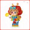 Idea Amusement Park Micro Diamond Block Carnival Joker Building Bricks Surprise Party Clown Toys Figure Nanobrick For Kids Gifts